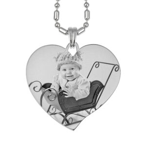 Timeless Heart Keepsake in Steel