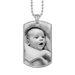 Forever With Me 3D Dog Tag Pendant
