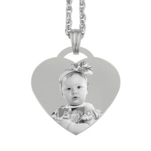 Captured Love Silver Heart Pendant