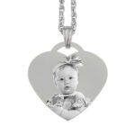 Captured Love Silver Heart Pendant