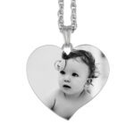 Cherished Silver Heart Memory Pendant