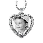 Timeless Silver Keepsake Openwork Heart Pendant