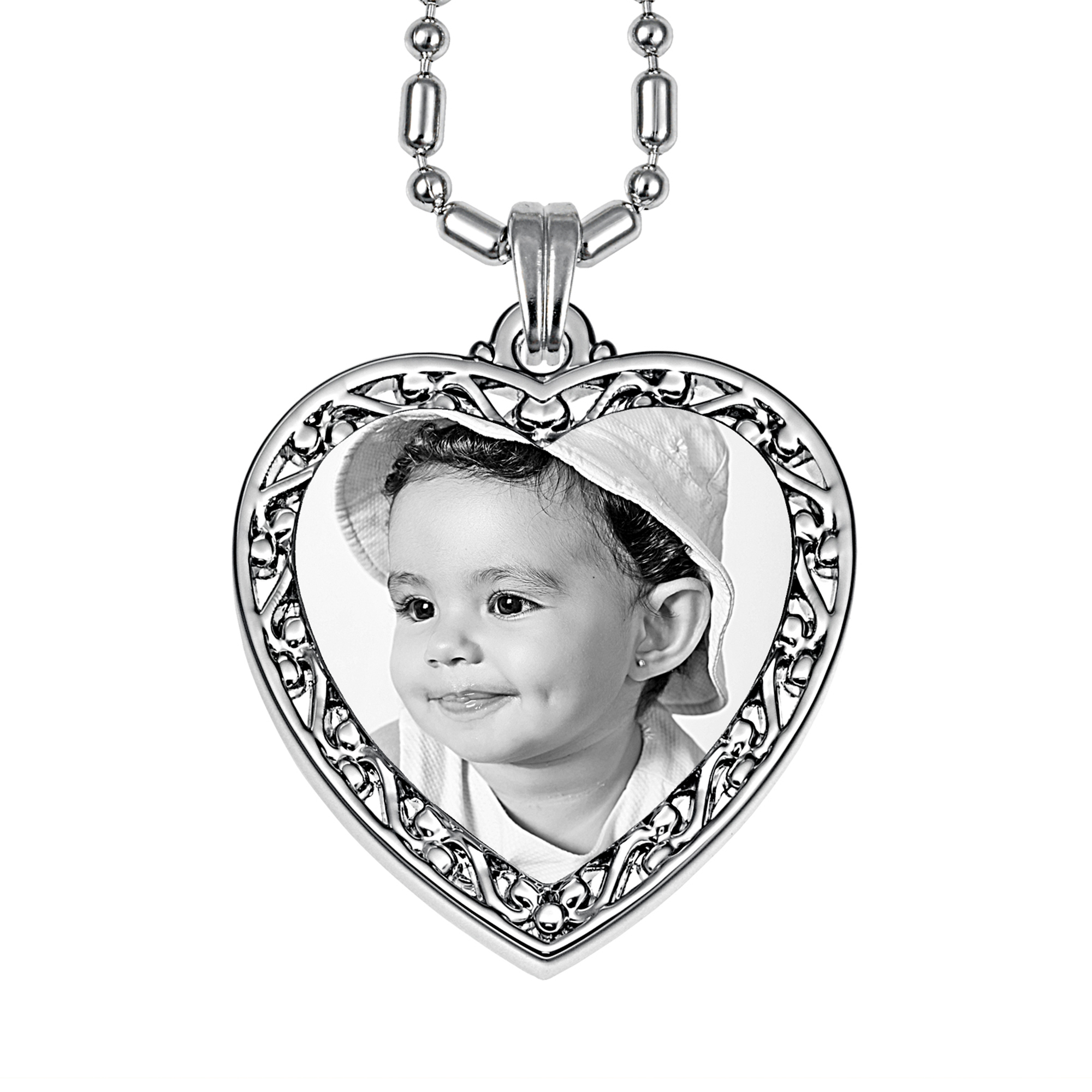 Timeless Silver Keepsake Openwork Heart Pendant