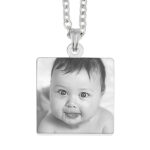 Silver Square Memories Pendant