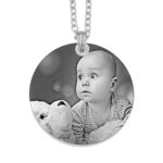 Forever With Me Silver Round Pendant