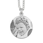 Always With You Silver Round Pendant