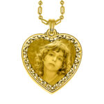 Timeless Gold Keepsake Openwork Heart Pendant