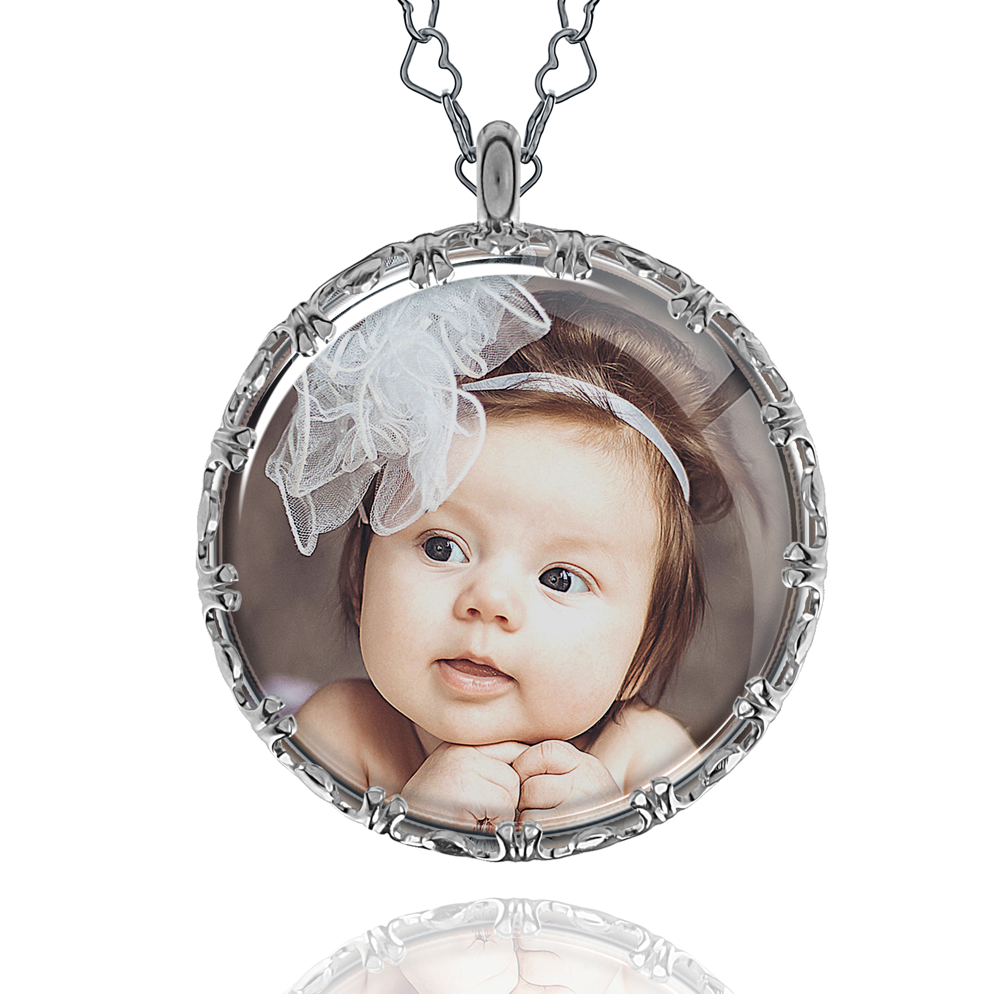 Custom Round Photo Pendant