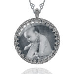Personalised Circle Photo Necklace