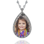 Timeless Teardrop Photo Pendant