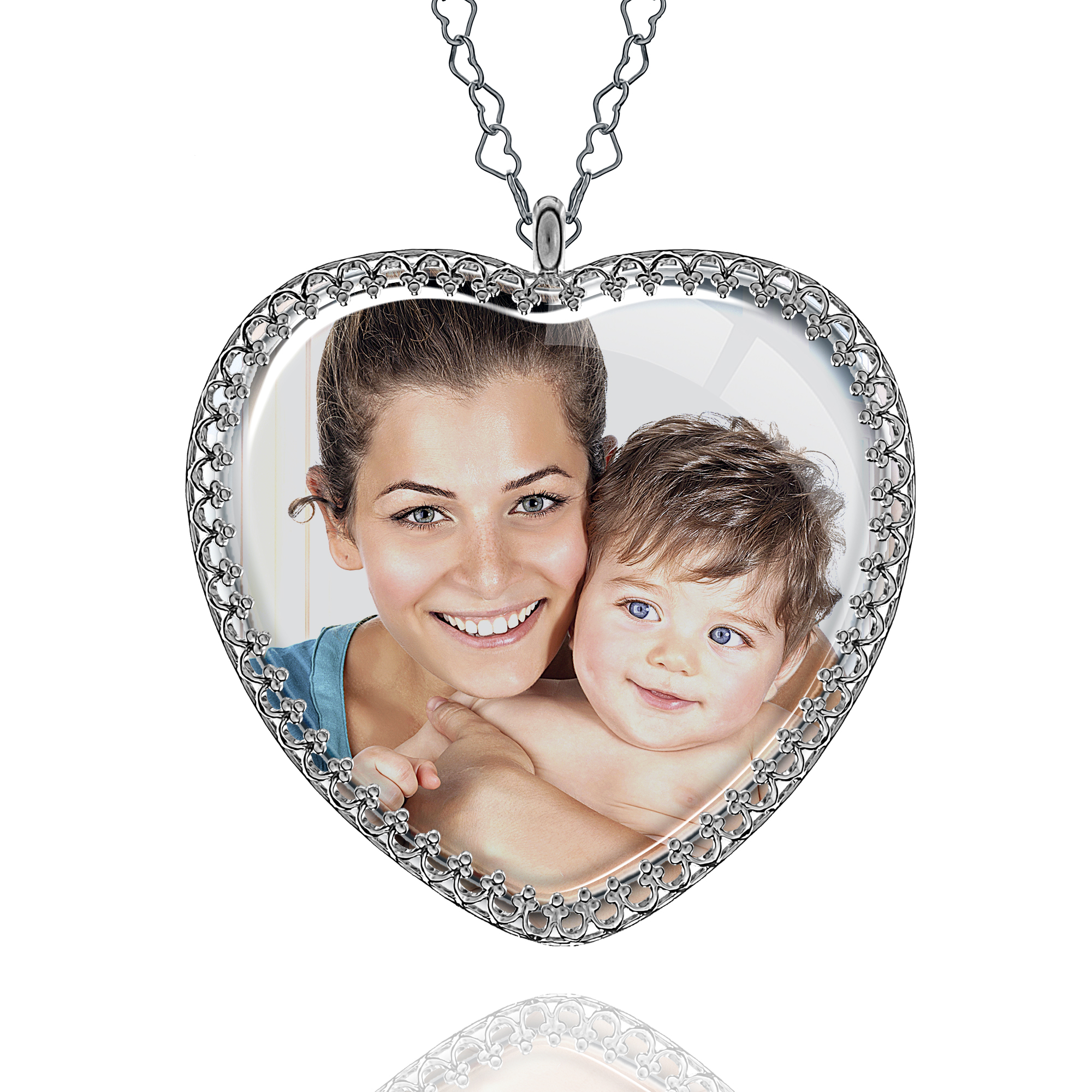 Personalised Heart Picture Necklace