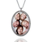Oval Shaped Memory Pendant